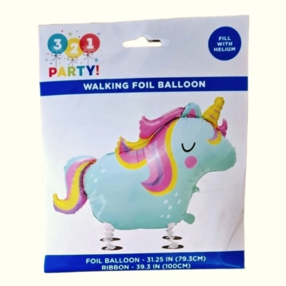 Colorful Unicorn and Rainbow Party Balloon Set, Birthday, Girl, New